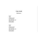 Sample Reference List