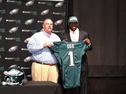 Fletcher Cox and Andy Reid