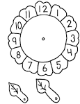 Free Clock Coloring Pages