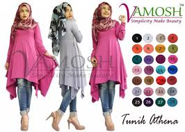 GROSIR BAJU HIJABER ATASAN WARNA CERAH � 0823. 2432. 8448 ...