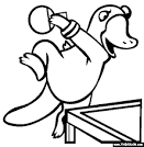 Ping Pong coloring page