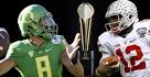 Oregon Ohio State CFB Playoff Title TV Time Gambling Line Spread