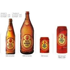 Red Horse. This is a brand beer that is sold in the Philippines. Uploaded by bluemestizo (376) • 6 years ago. Tags: philippines , red horse , beer - 1288824