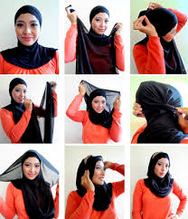 Cara Mudah Memakai Hijab Segi Empat Model