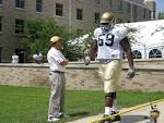 Freshman OL Chris Stewart is