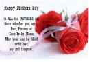 HAPPY MOTHERS DAY TO ALL YOU FINE MOMS,