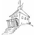School Building coloring page