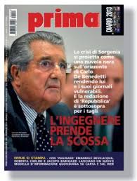 “La crisi di Sorgenia si proietta come una nuvola nera sull&#39;orizzonte di Carlo De Benedetti rendendo lui e i suoi giornali vulnerabili” - de-benedetti-copertina-prima-227x300