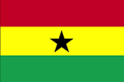 Flag of Ghana public domain - via Daymix