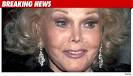 Zsa Zsa Gabor tumbled out of