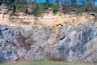 strata of sedimentary rock - via Daymix