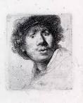 1630 Rembrandt Autoportrait à