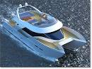 Yacht Design - 76' Motor Catamaran - Bow View