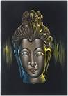 Lord Gautam Buddha - Velvet Painting - B32639_View_1