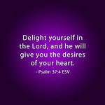  Psalm 37:4 (i Pad) | Bible Lock Screen.