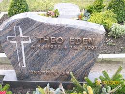 Grab von Theo Eden (03.01.1935-24.02.1993), Friedhof Roggenstede