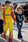 Kurt Busch, Penske Racing Dodge with girlfriend Patricia Driscoll.