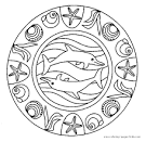 Dolphin coloring page