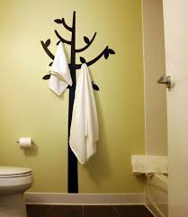 Decorating Mural Pattern Black Bathroom Wall Decor Come With ...