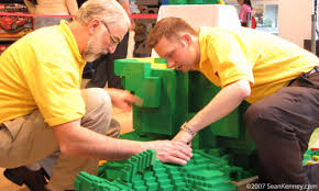 Sean worked together with LEGO Master Builder Steve Gerling on the giant 8-foot alligator. - 08