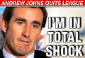 Rugby league legend, Andrew "Joey" Johns, has announced he ... - johnsshock