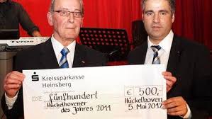 Hans-Josef Geiser ist Hückelhovener des Jahres 2011