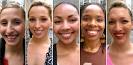 Rockette hopefuls (from left): Alanna Lipsky, Lauren Gibbs, Ashley Everett, ... - 07_rockettes_lg