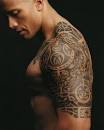 The Rock's Brahma bull Tattoo · Rock Bull Tattoo On Muscles ... - rock-bull-tattoo-on-shoulder
