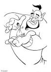 Genie coloring page