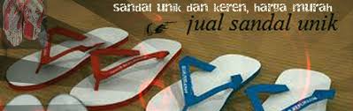 Jual sandal jepit unik | jualsandalunik