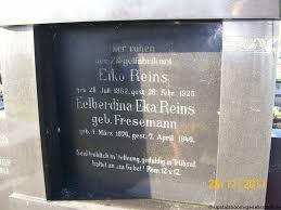Grab von Eiko Reins (28.07.1862-26.02.1925), Friedhof Jemgum