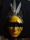 Hand painted mask done by Douglas Gauld and Katherine Oke of Calgary, AB. - Masks26