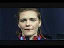 Elena Pirozhkova after winning silver medal at 63 kg at World Championships