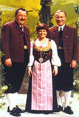 Bild: Ernst Mosch und Sängerin Barbara Rosen Ernst Mosch mit Barbara Rosen und Franz Bummerl