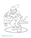 Cricket coloring page