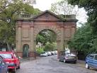 The arch commemorates the work of George Harrison (1812 - 1885). - via Daymix