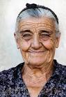 Happy old lady - Stock Photo