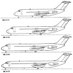 McDonnell Douglas DC-9 - passenger aircraft
