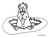 Gopher coloring page