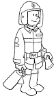 Fireman coloring pages