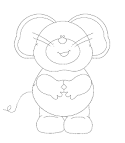 Mouse coloring page