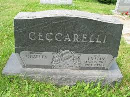 Charles Ceccarelli tombstone - R052_Ceccarelli_Charles_Lillian_private