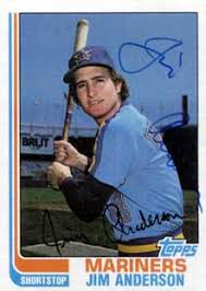 Jim Anderson Autograph on a 1982 Topps (#497) - jim_anderson_autograph