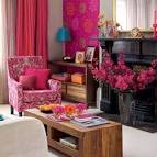 Living Room At Bright And Colorful Living Room Design Ideas Foto ...