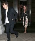Keira Knightley and James Righton enjoy a cuddle in the cab after