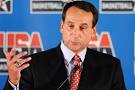 Coach K eyes end to Team USA