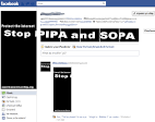 Stop PIPA and SOPA facebook
