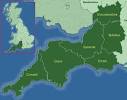 West Country Map - South West England