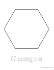Hexagon coloring page