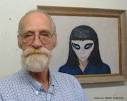 David Huggins New Jersey Abductee and artist - David and ET woman Crescent